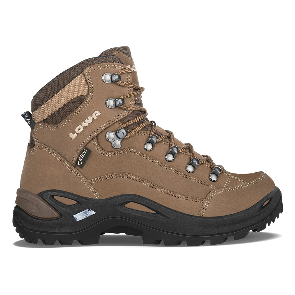 Scarponi Montagna Donna Lowa Renegade GTX Mid Marroni/Nere TWFJGU-079